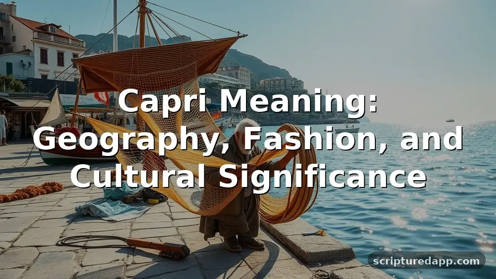capri meaning