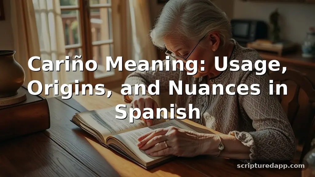 carino meaning