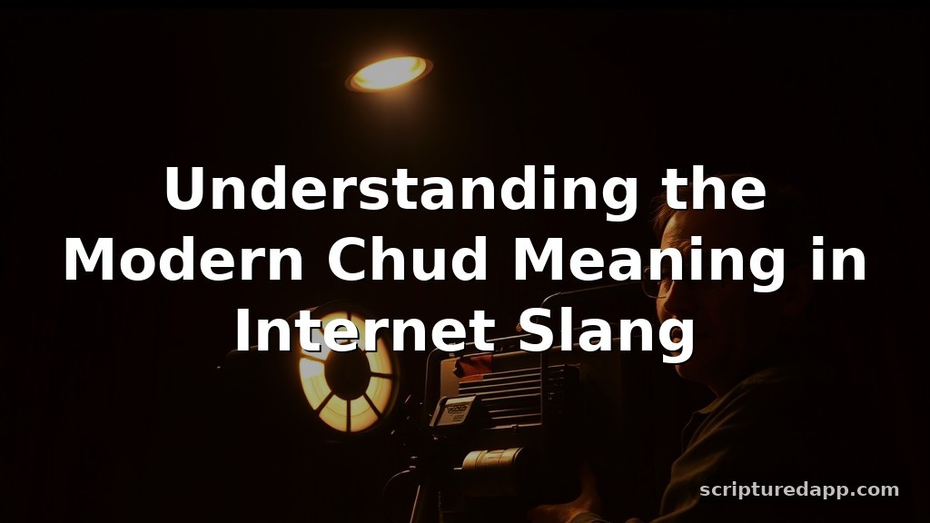 Modern Chud Meaning in Internet Slang