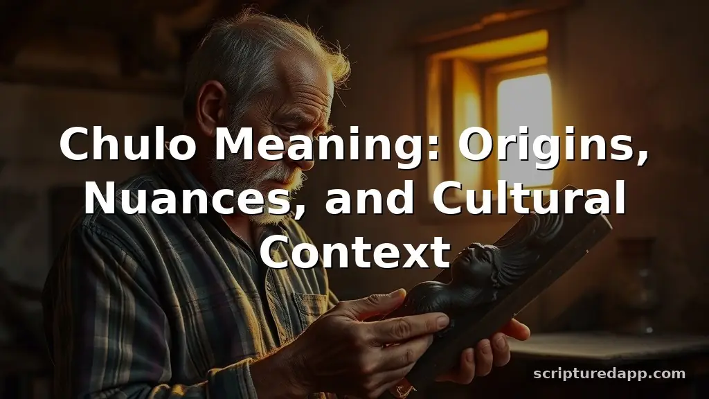 chulo meaning