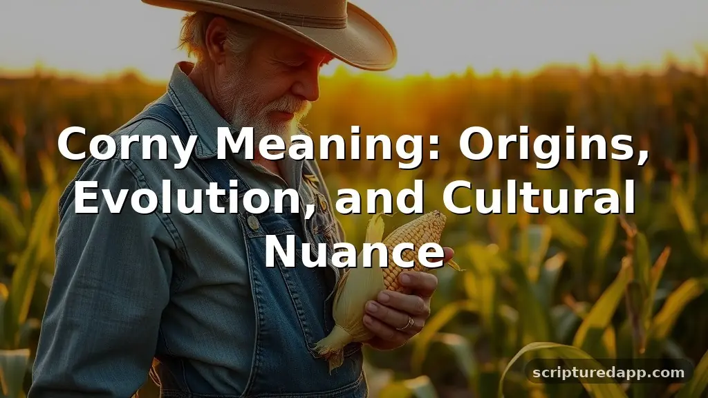 corny meaning