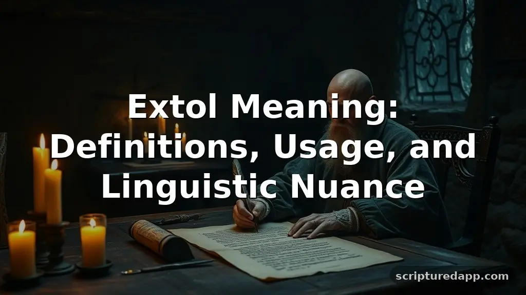 extol meaning