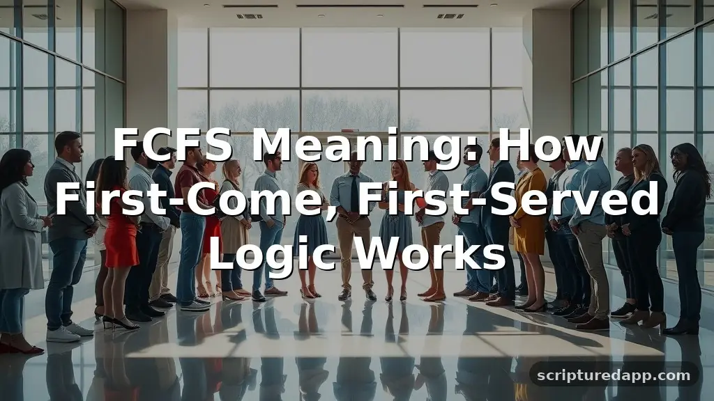 fcfs meaning