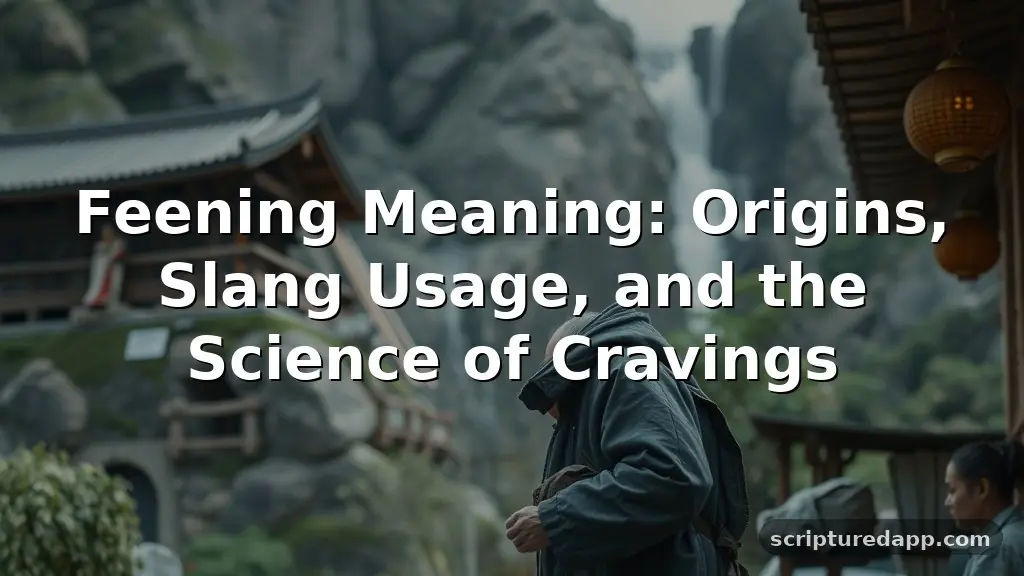 feening meaning