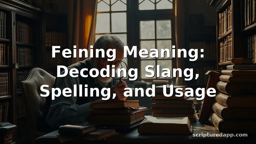 feining meaning