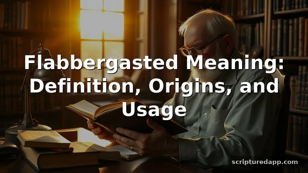 flabbergasted meaning