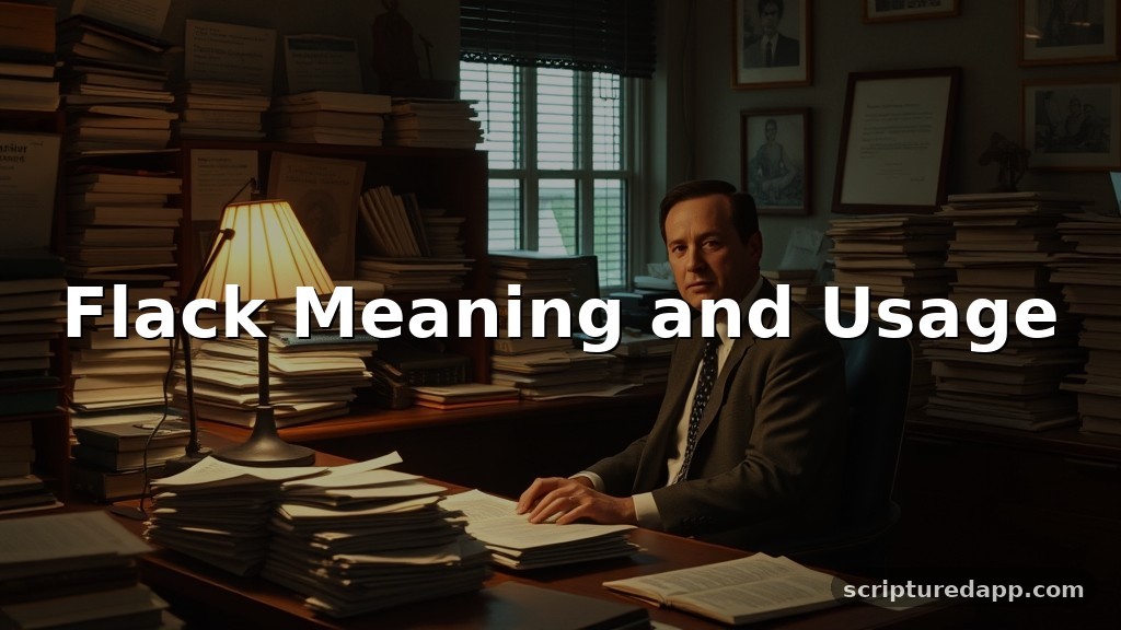 Flack Meaning and Usage