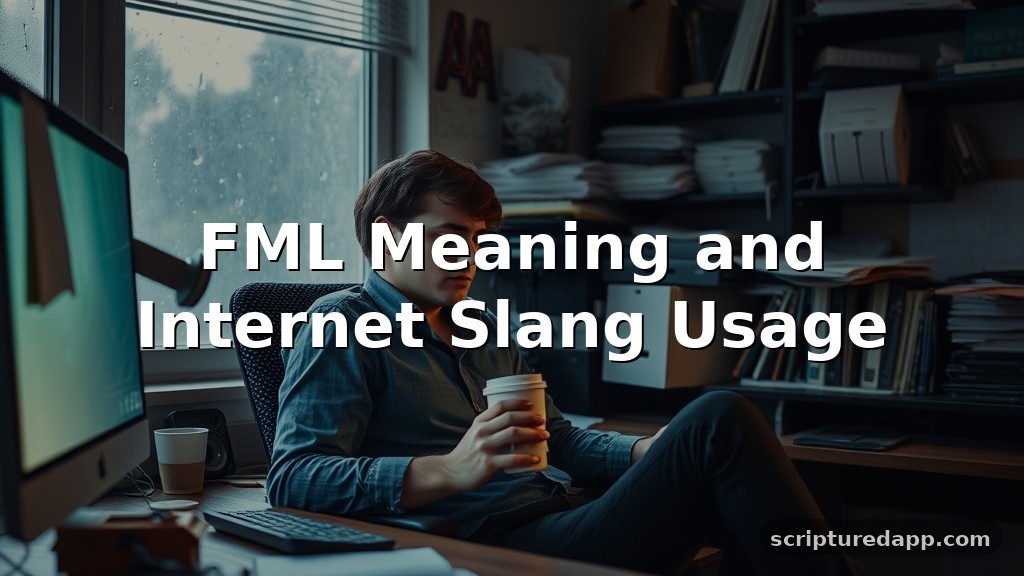 FML Meaning and Internet Slang Usage