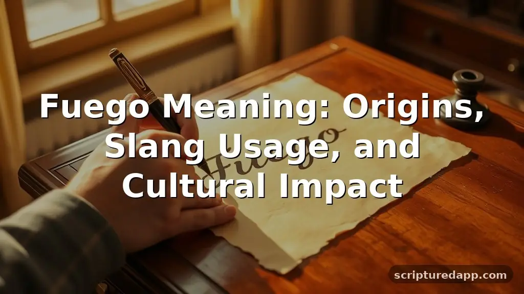 fuego meaning