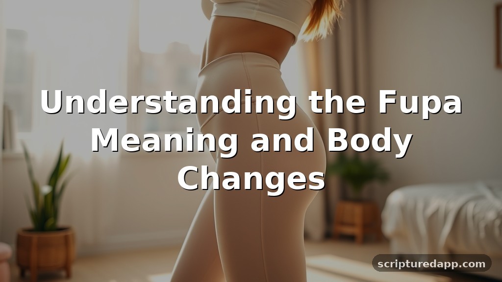 Fupa Meaning and Body Changes