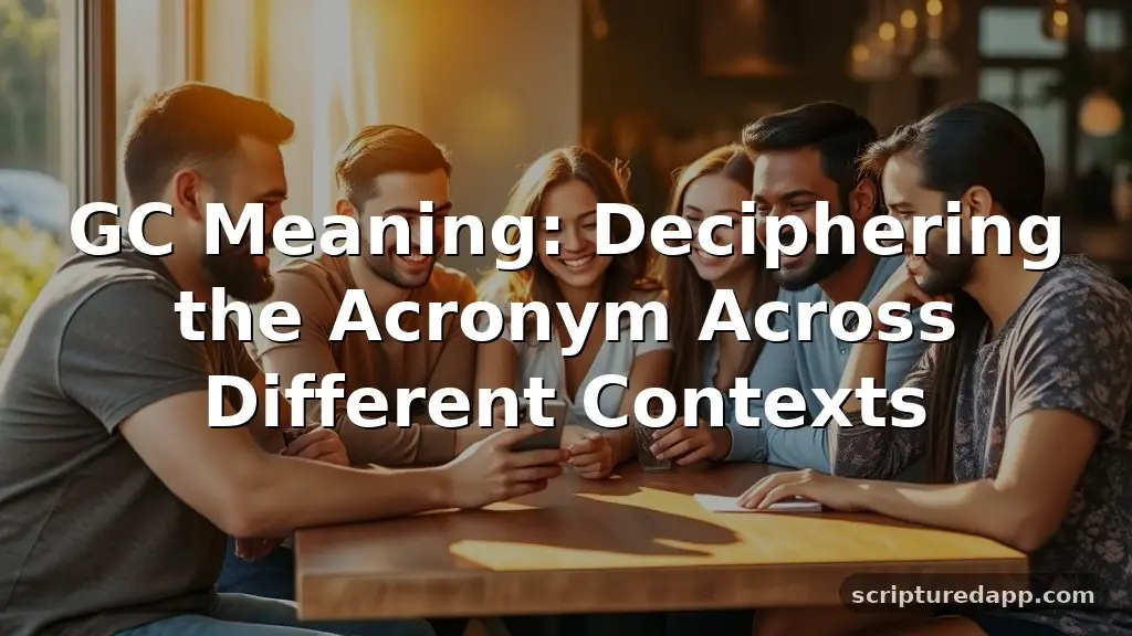 gc meaning