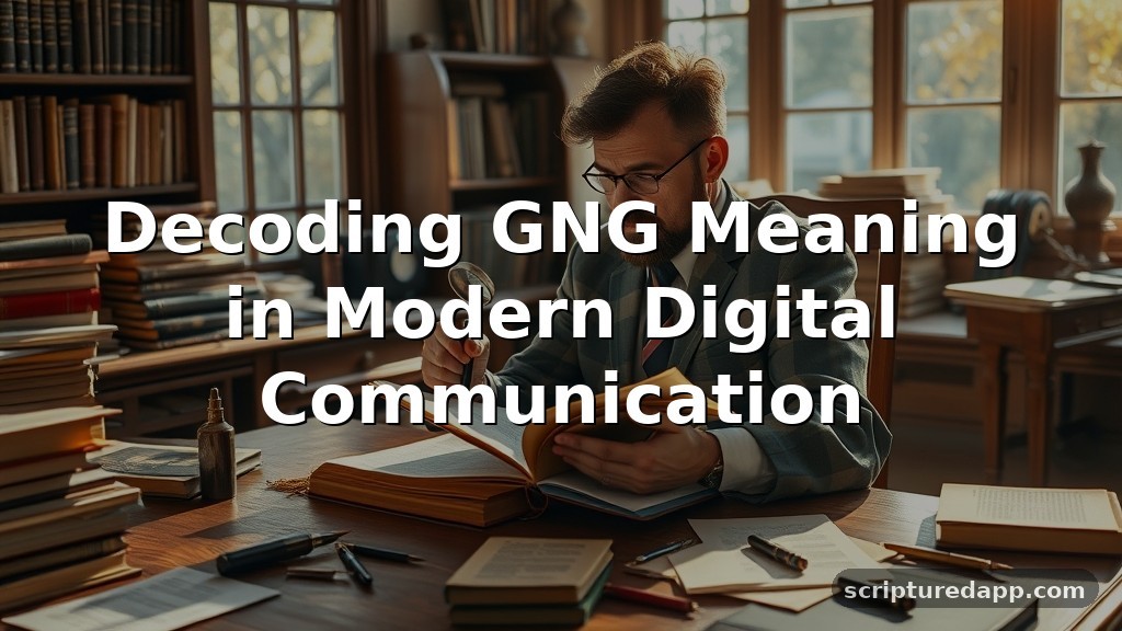 Decoding GNG Meaning in Modern Digital Communication