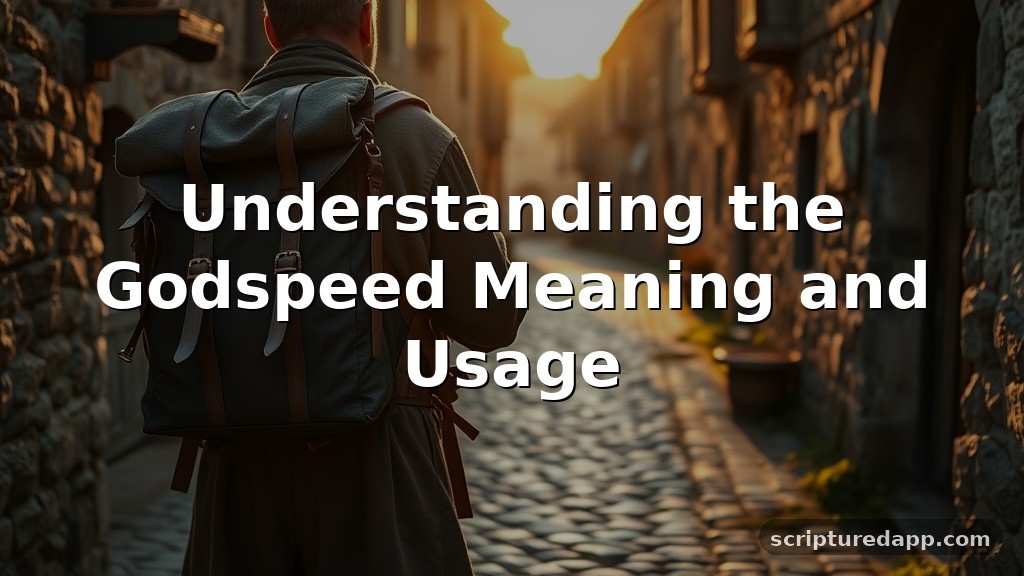 Godspeed Meaning and Usage