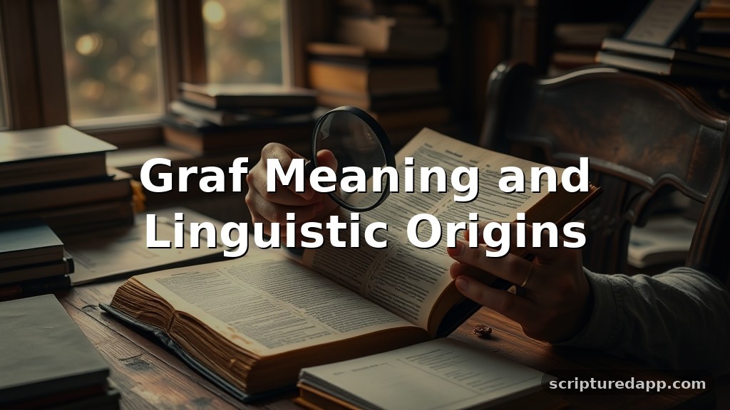 Graf Meaning and Linguistic Origins