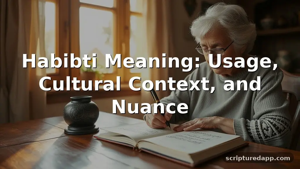 habibti meaning