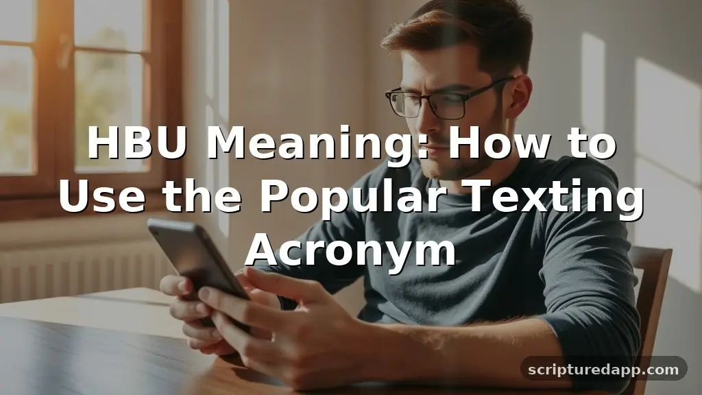 hbu meaning