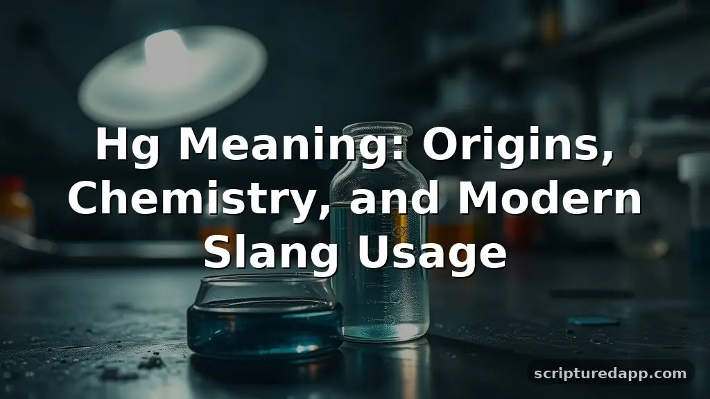 hg meaning