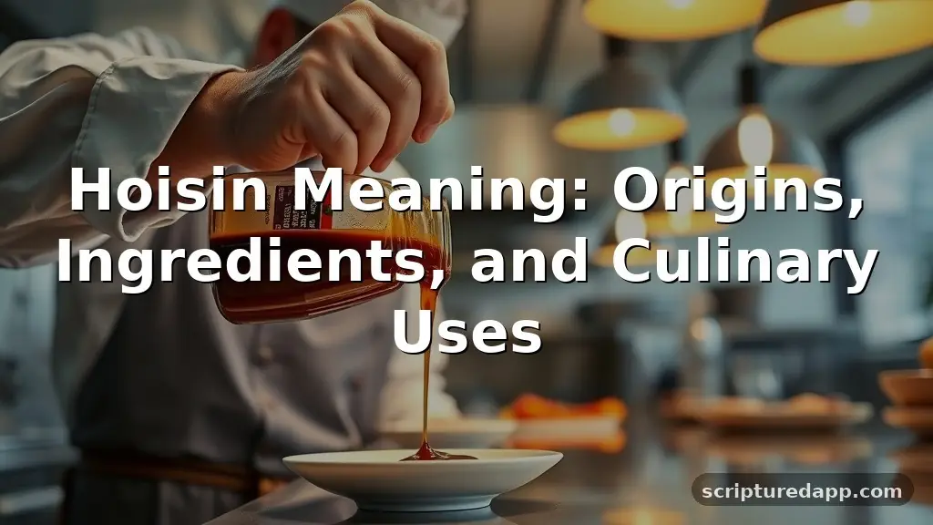 hoisin meaning