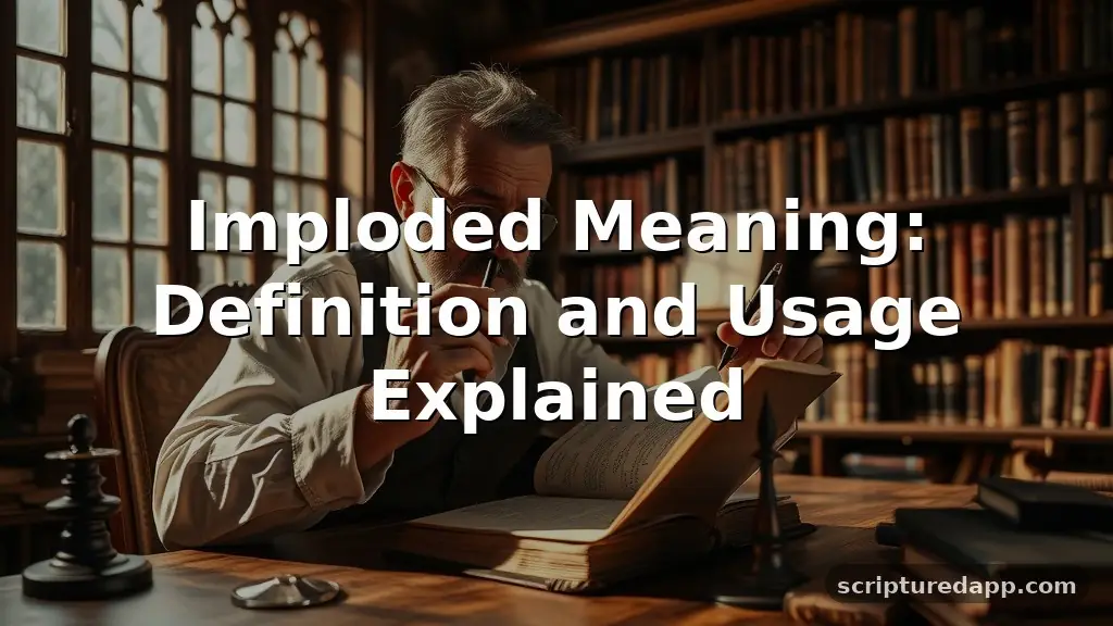 imploded meaning