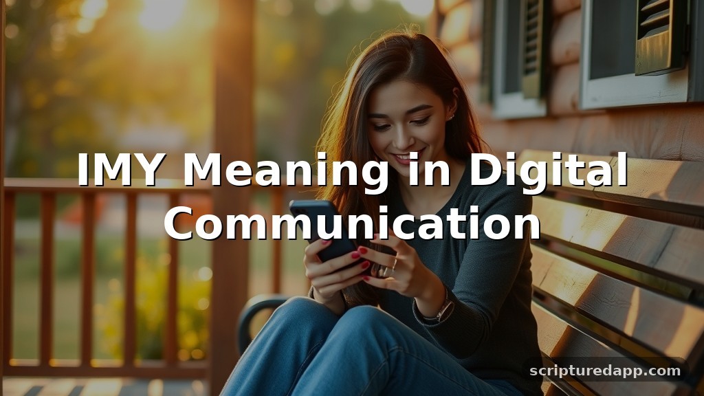 IMY Meaning in Digital Communication