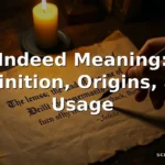 indeed meaning