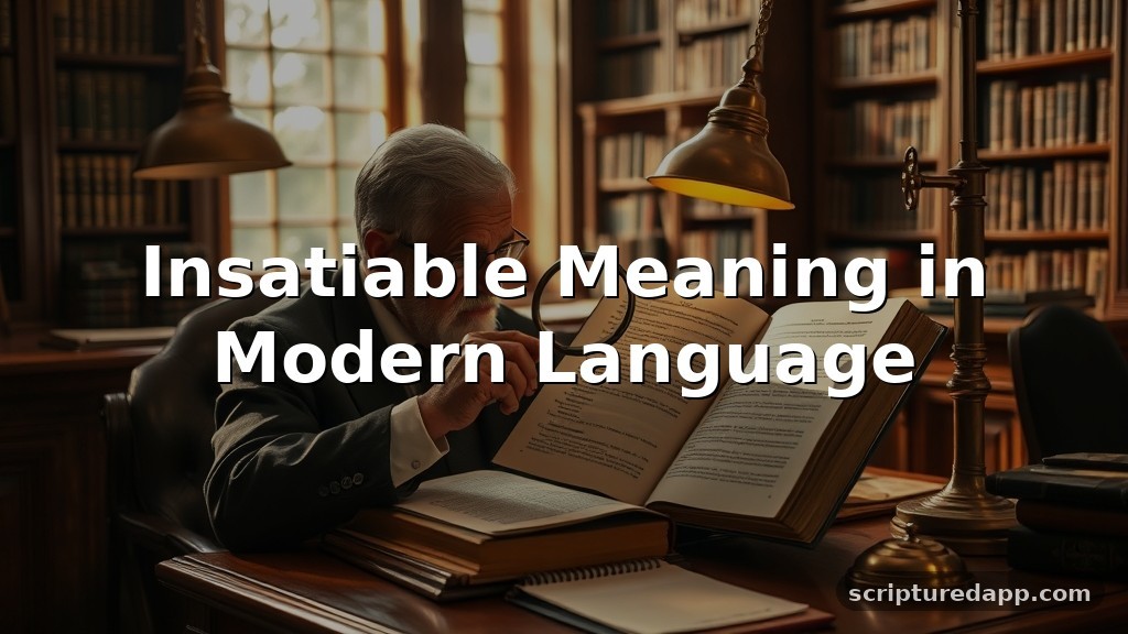 Insatiable Meaning in Modern Language