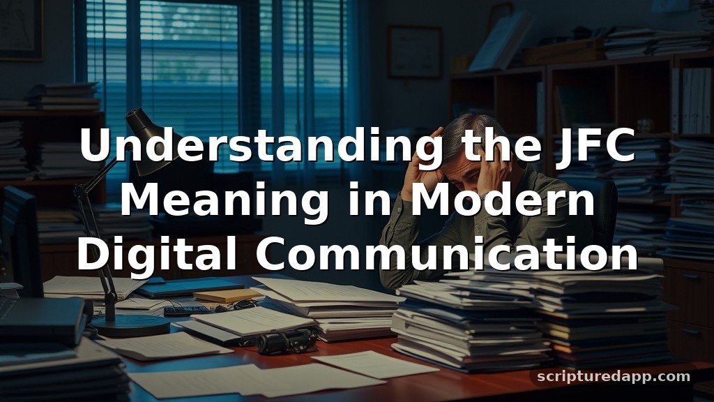 JFC Meaning in Modern Digital Communication