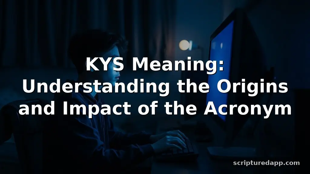 kys meaning