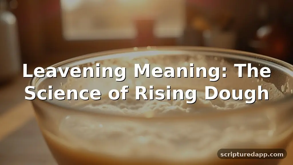 leavening meaning