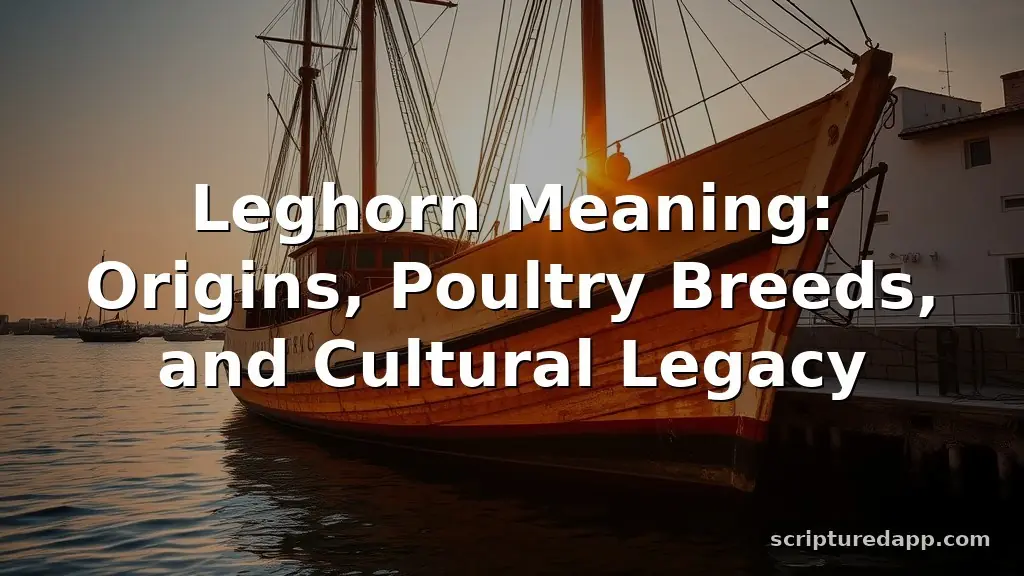 leghorn meaning