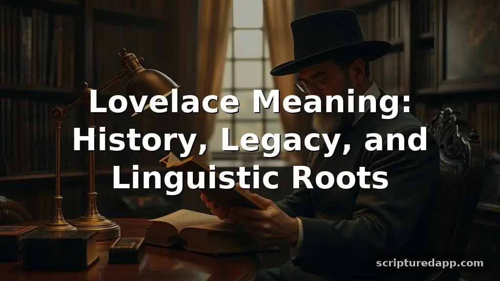 lovelace meaning