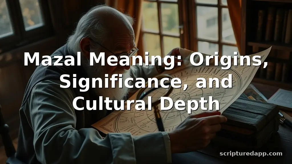 mazal meaning