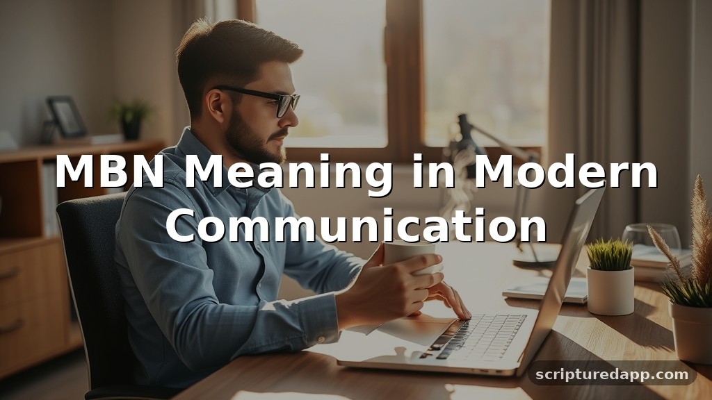 MBN Meaning in Modern Communication