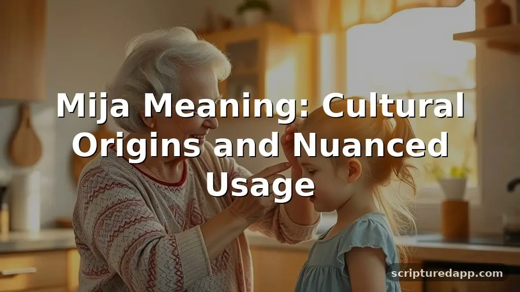 mija meaning