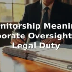 monitorship meaning