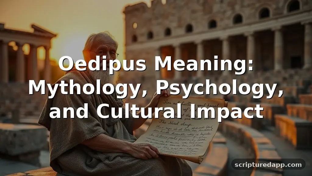 oedipus meaning