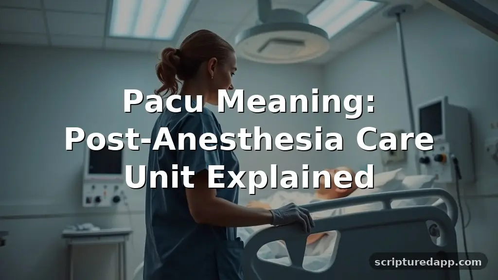 pacu meaning