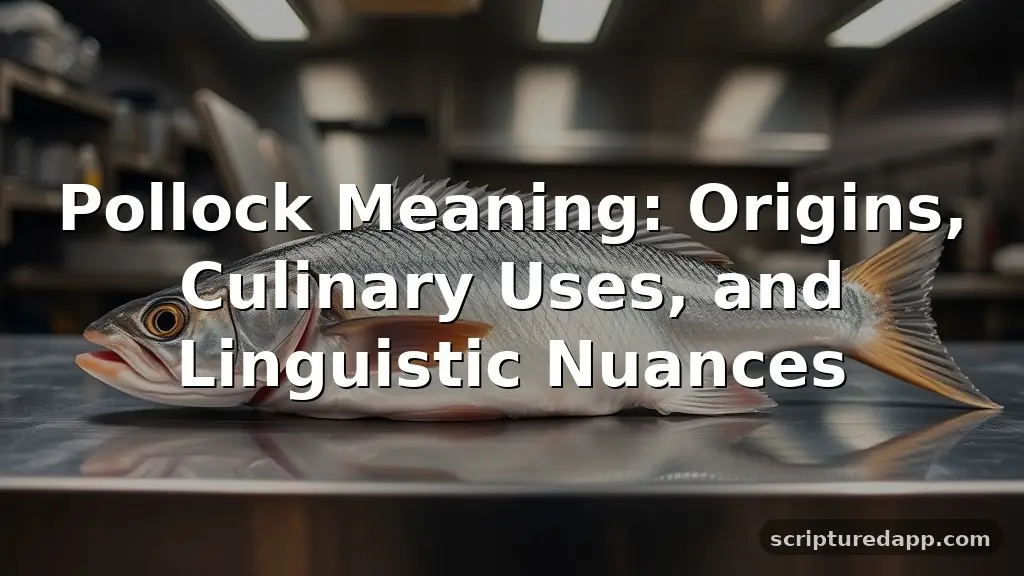 pollock meaning