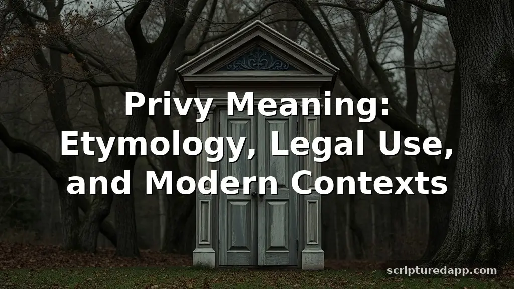 privy meaning
