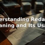 Redacted Meaning and Its Usage