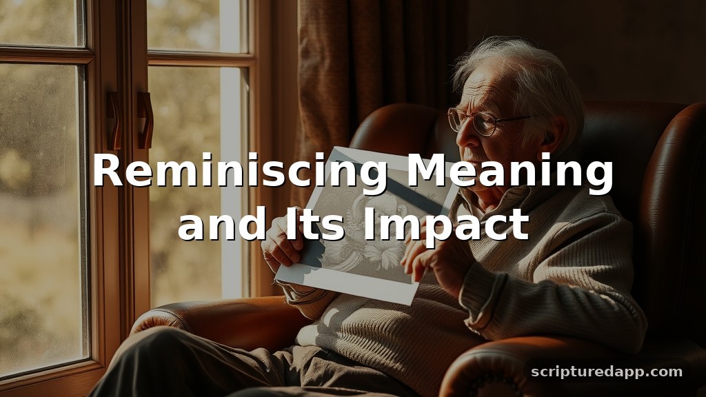 Reminiscing Meaning and Its Impact