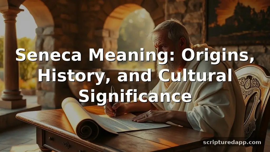 seneca meaning