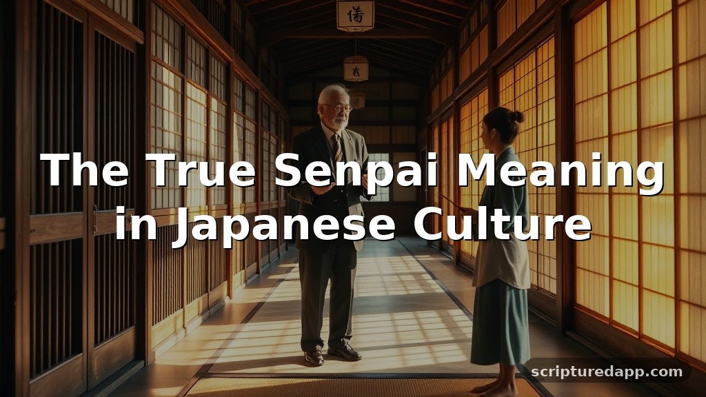 The True Senpai Meaning in Japanese Culture