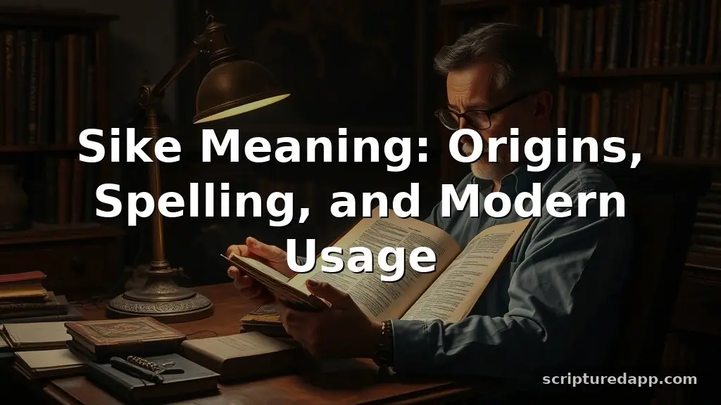 sike meaning