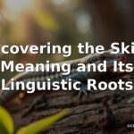 Uncovering the Skink Meaning and Its Linguistic Roots
