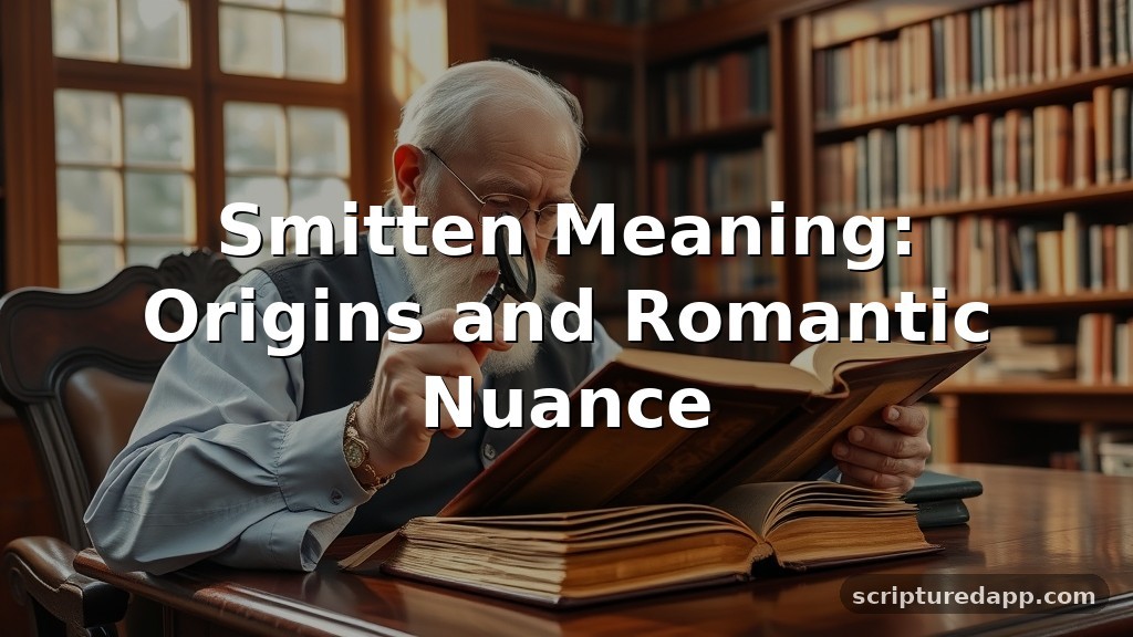 Smitten Meaning: Origins and Romantic Nuance