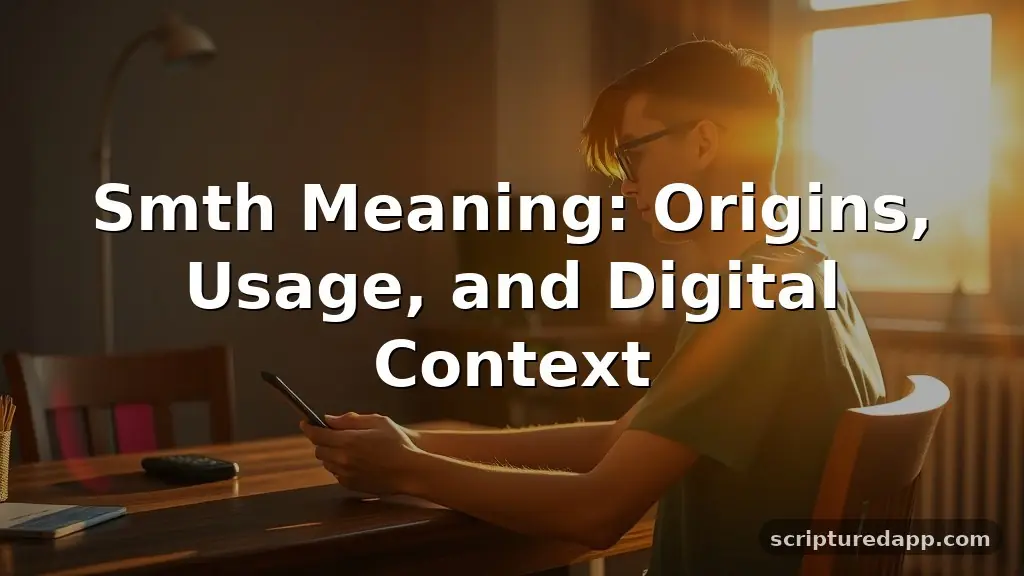 smth meaning