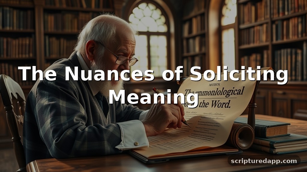 The Nuances of Soliciting Meaning
