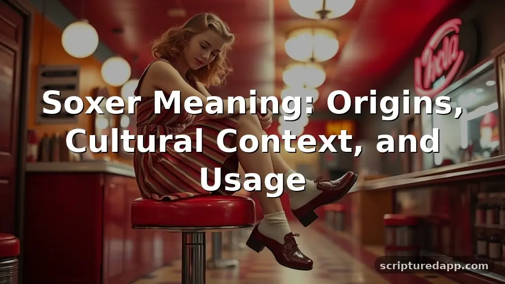 soxer meaning