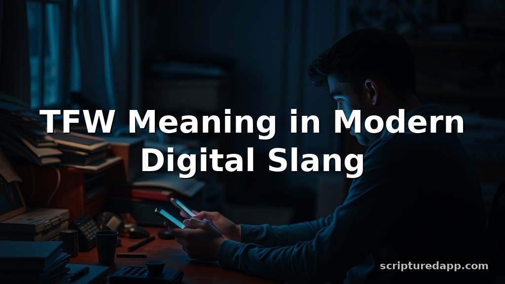 TFW Meaning in Modern Digital Slang